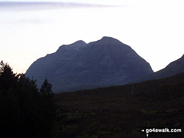 The Liathach Massif from Loch Clair