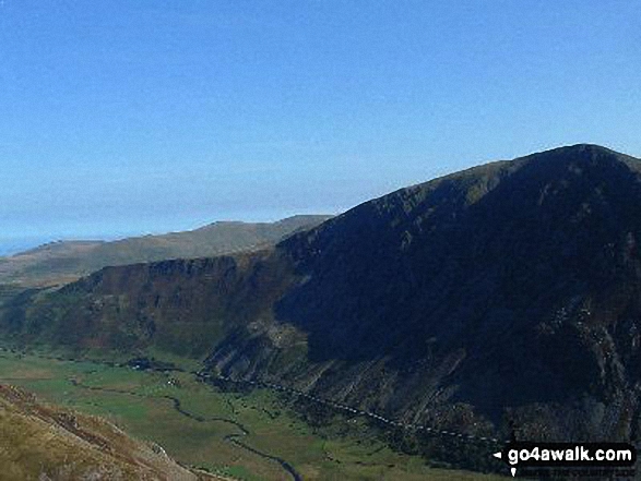 Pen Yr Ole Wen and Nant Ffrancon from Y Garn (Glyderau)