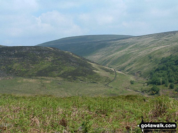 Bareholme Moss and Hey Moss from near Black Chew Head (Laddow Rocks)