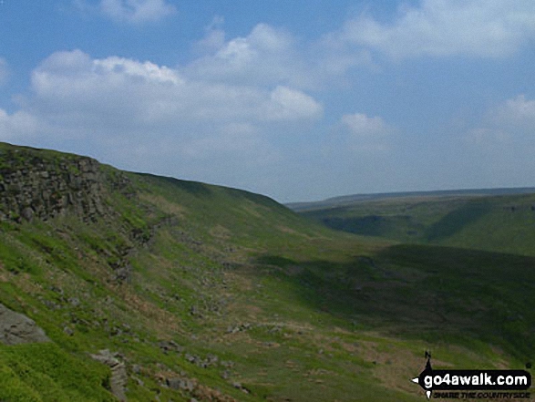 Black Hill (Soldier's Lump) from near Black Chew Head (Laddow Rocks)