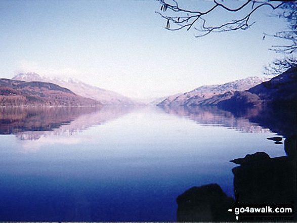 Loch Lomond at Rowcoish Bothy on the West Highland Way