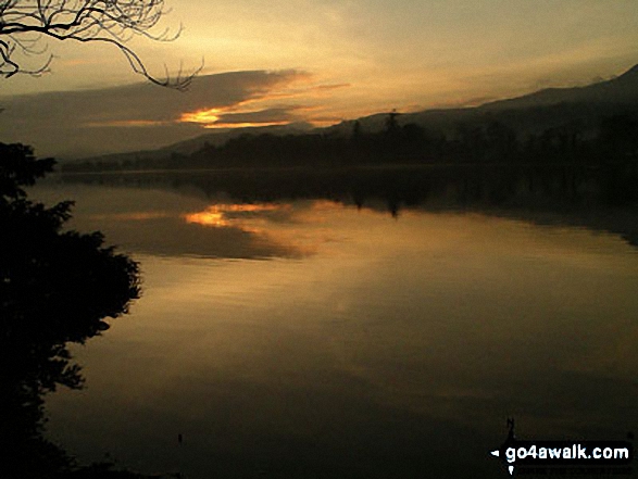 Sunset on Coniston Water