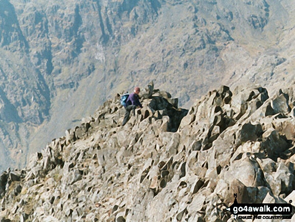 Scrambling on Crib Goch