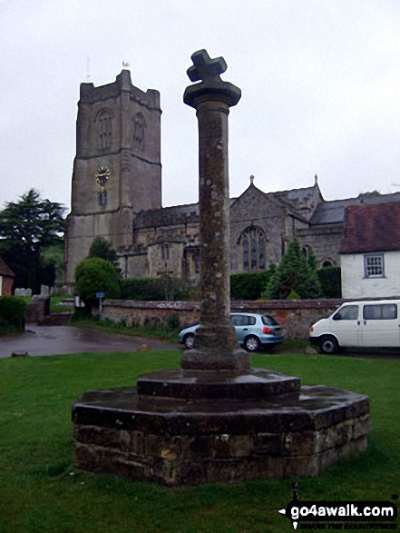 Walk wi137 Sugar Hill from Aldbourne - Aldbourne church