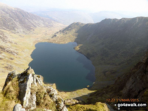 Llyn Cau from near the top of Craig Cwm Amarch