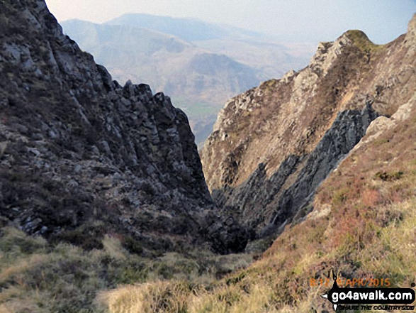 The crags of Craig y Bera