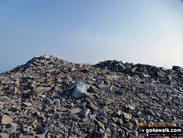 Summit cairn on Mynydd Mawr (Llyn Cwellyn)