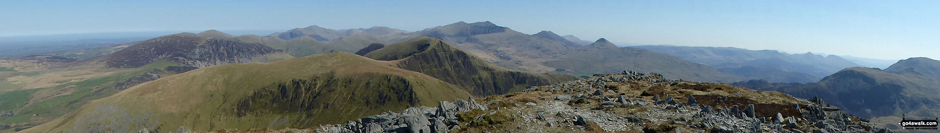 Garnedd Ugain Crib Y Ddysgl In The Snowdon Area Snowdonia