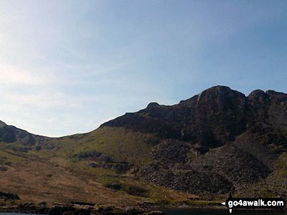 Bwlch Stwlan and Craigysgafn from Stwlan Dam