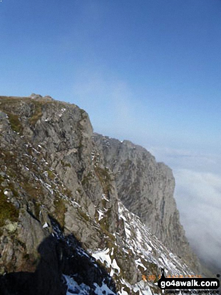 Walk gw137 Cadair Idris (Penygadair), Mynydd Moel, Craig Cwm Amarch and Cyfrwy via The Fox's Path - Mynydd Moel