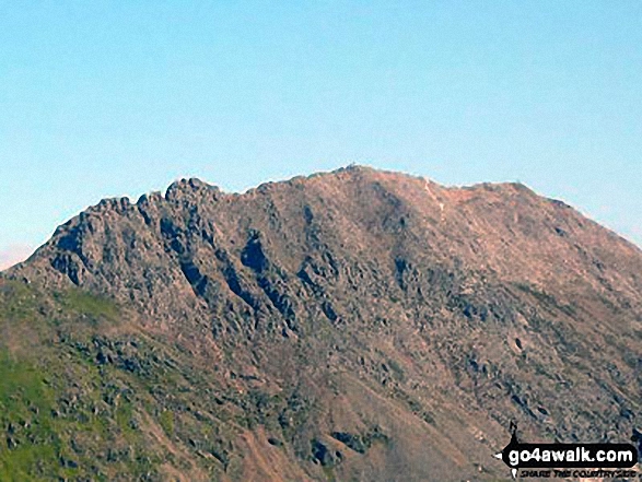 Walk gw136 The Snowdon (Yr Wyddfa) Horseshoe from Pen-y-Pass - Crib Goch from the Watkin Path on Bwlch Ciliau