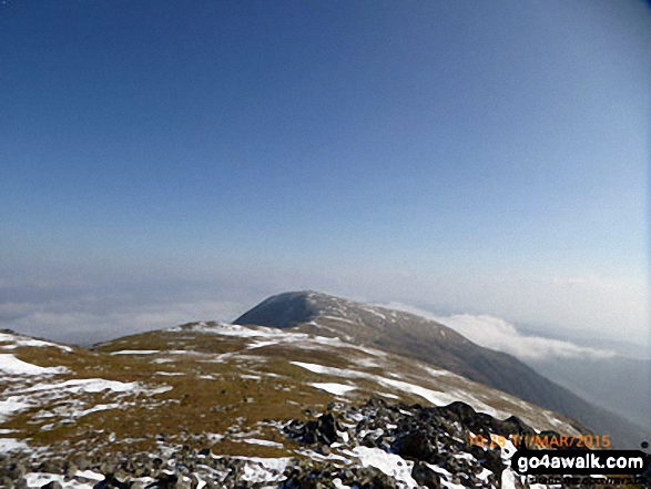 Mynydd Moel from Cadair Idris (Penygadair) summit trig point