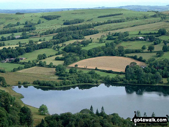 Walk c223 A Circuit of Loweswater from Loweswater - Loweswater from path above Holme Wood