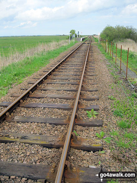 Walk nf160 Berney Mill from Reedham - Berney Arms Railway Station