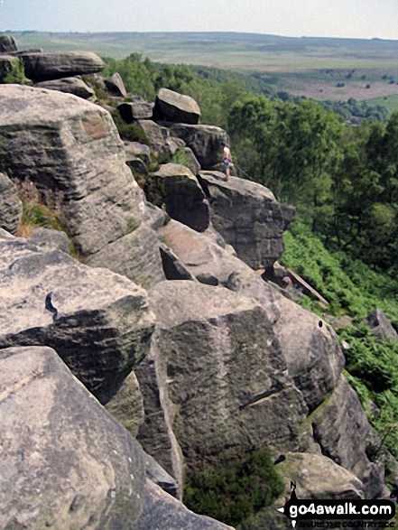 Walk d248 Baslow Edge and Birchen Edge from The Robin Hood (Baslow) - Birchen Edge