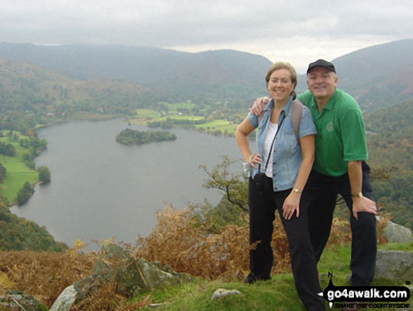 Me and my partner David McDonald on Silver How in The Lake District Cumbria England