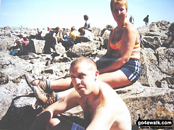 Gillian and Anthony Smith on Ben Nevis