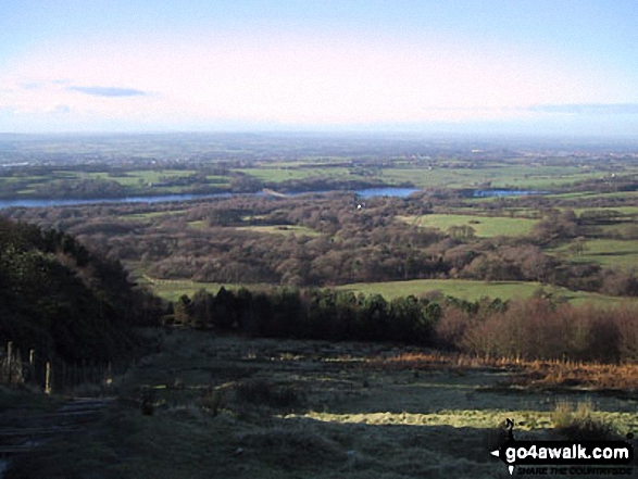 Rivington Reservoir from Winter Hill (Rivington Moor)