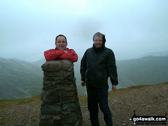 Acouple Of Derbyshire Dumplings on Helvellyn in The Lake District Cumbria England