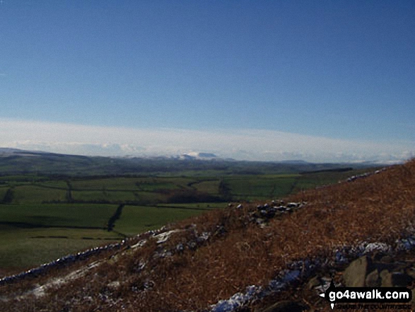 Pendle Hill from Crookrise Crag