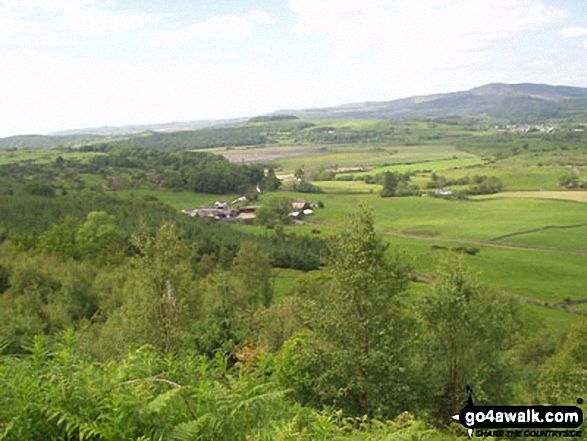 Looking towards Colvend from White Hill