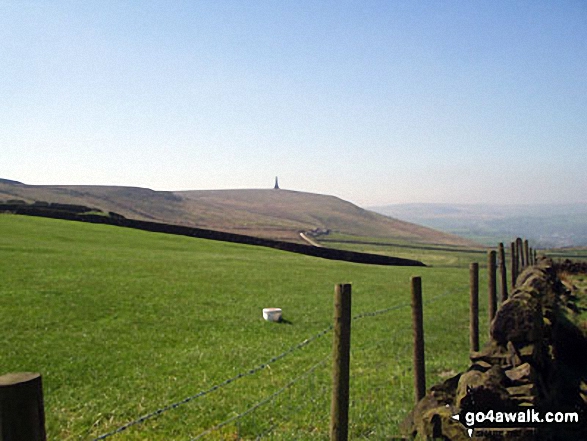 Stoodley Pike from Erringden Moor