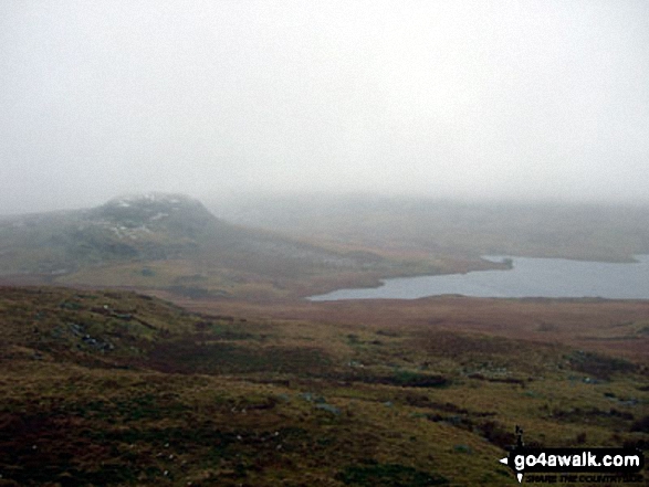 Walk c462 The Devoke Water Fells from Birker Fell - The Seat (Birker Fell) and Devoke Water from Rough Crag (Birker Fell)