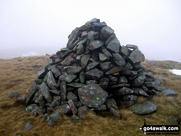 Walk c462 The Devoke Water Fells from Birker Fell - Woodend Height (Yoadcastle) summit cairn