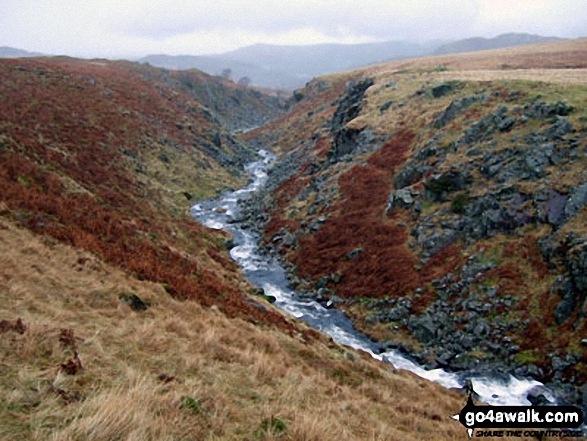 Walk c462 The Devoke Water Fells from Birker Fell - Linbeck Gill