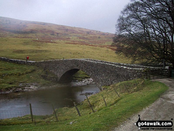 Yockenthwaite Bridge over the River Wharfe