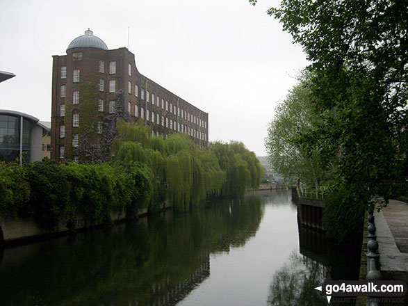 Walk nf101 Pulls Ferry and The River Wensum from Norwich - The river Wensum from Whitefriars Bridge, Norwich