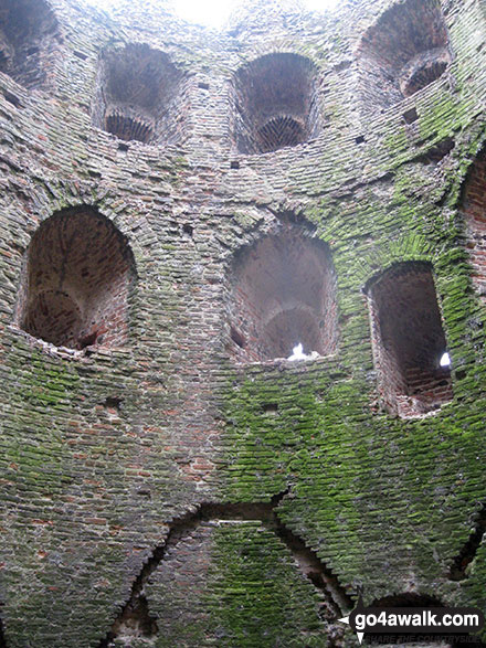 Walk nf101 Pulls Ferry and The River Wensum from Norwich - Inside Cow Tower, Norwich