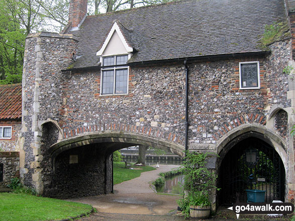 Walk nf101 Pulls Ferry and The River Wensum from Norwich - Pulls Ferry, Norwich