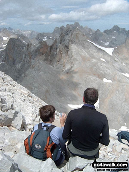 Me and my wife on Pena Vieja in Picos De Europa Cantabria Spain