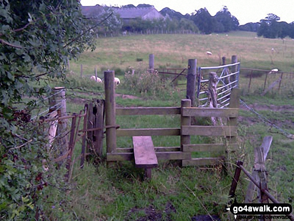 Stile on The Greensand Way, South Nutfield