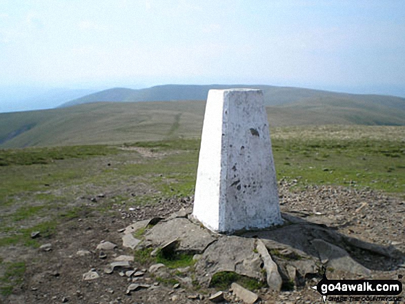 Walk The Calf walking UK Mountains in The Howgill Fells The Yorkshire Dales National Park Cumbria, England