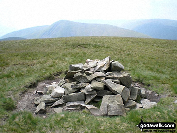 Walk c422 Hooksey, Randygill Top and Green Bell from Bowderdale Foot - Randygill Top summit cairn