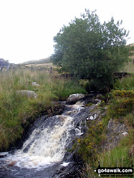 Nant Cwm Da waterfall