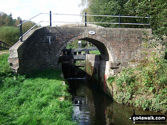 Bridge at Lock 16 on The Caldon Canal