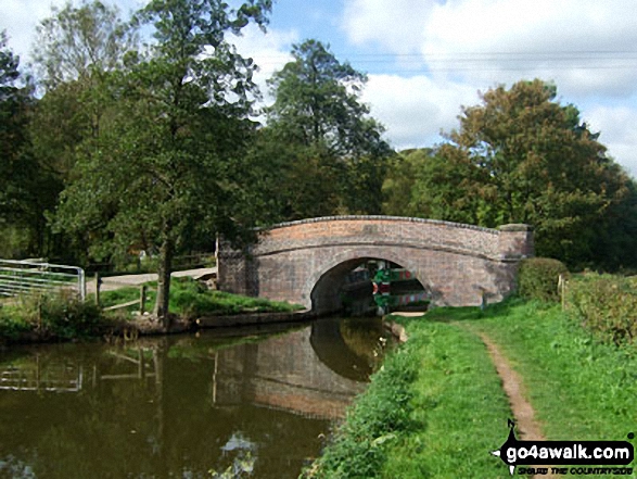 Bridge on The Caldon Canal near Cheddleton