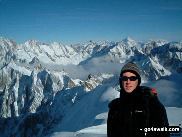 Me on Aiguille Du Midi in Chamonix  France