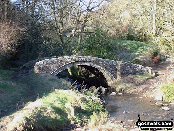 Washgate Bridge over The River Dove near Hollinsclough