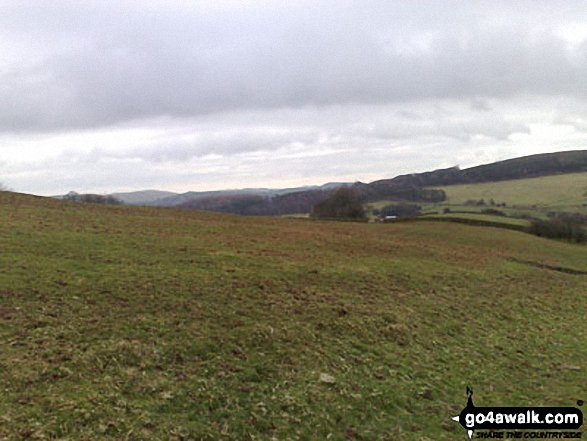 Looking South East just before Ball Bank House Farm