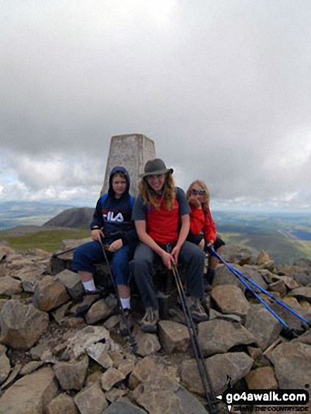 My boys a top of Cadair Idris (Penygadair) in July 2007