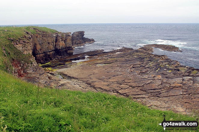 Views of the Staxigo/Noss Head coastline