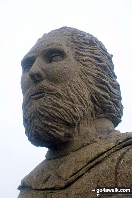 Statue of Henry St Clair, Earl of Orkney at Noss Head Lighthouse