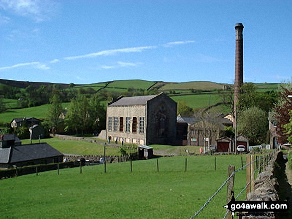 Walk l145 Weets Hill from Salterforth - Bancroft Mill