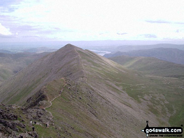 Swirral Edge (Helvellyn) and Catstye Cam