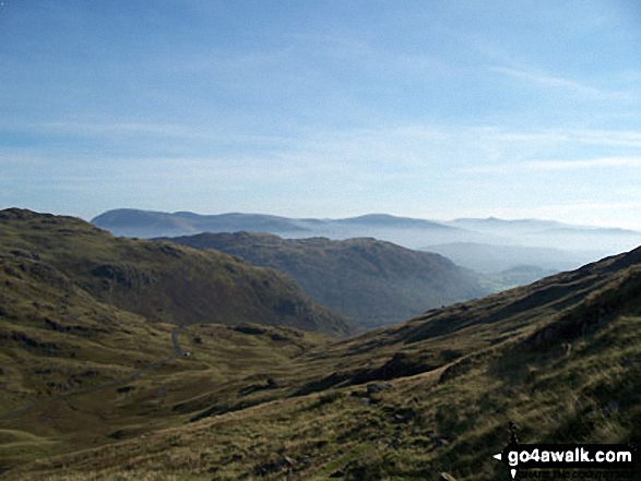 Walk c303 Swirl How and Wetherlam from Little Langdale - Black Sails and The Furness Fells from the summit of Swirl How