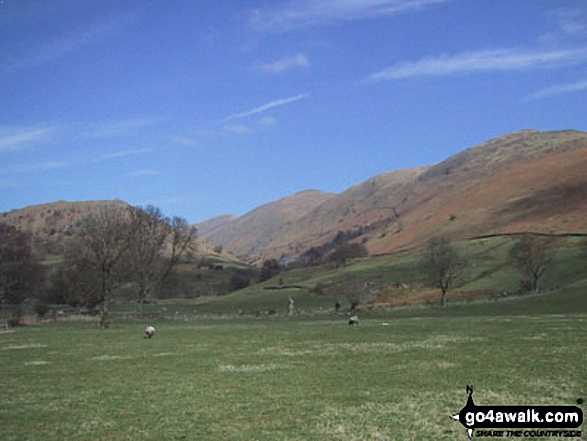 Walk c153 Thornthwaite Crag from Troutbeck - Troutbeck Tongue, Thornthwaite Crag, Yoke and Ill Bell from Hagg Bridge